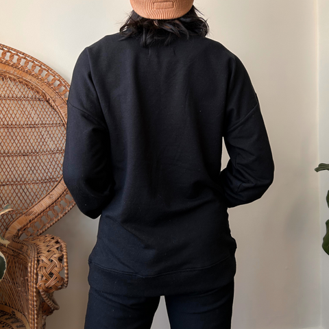 The Bamboo Fleece Crewneck Sweatshirt with Kangaroo Pocket