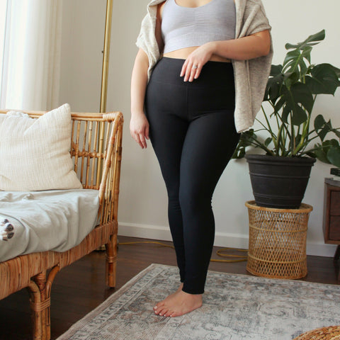 The Breeze Bamboo French Terry High Rise Leggings (EcoDrop)